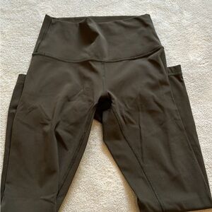 Lululemon khaki leggings size 2